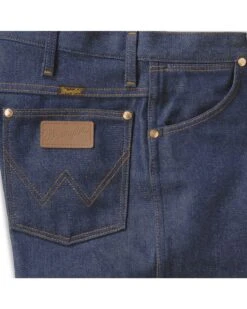 Wrangler Men's 13MWZ Dark Wash High Rise Rigid Cowboy Cut Straight Jeans 5 Wrangler Men's 13MWZ Dark Wash High Rise Rigid Cowboy Cut Straight Jeans -Optimal Clothing Store 010058 88 D3
