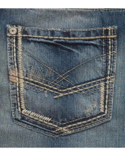 Ariat Men's M5 Ridgeline Medium Wash Slim Straight Jeans -Optimal Clothing Store 010C80 GR D2