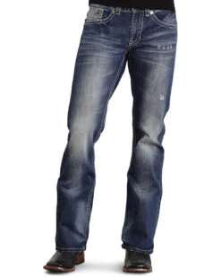 Stetson Rock Fit Bold X Stitched Jeans -Optimal Clothing Store 010D65 CU P2