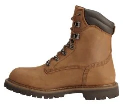 Chippewa Men's Heavy Duty Waterproof & Insulated Aged Bark 8" Work Boots - Round Toe -Optimal Clothing Store 050G25 D7 LT