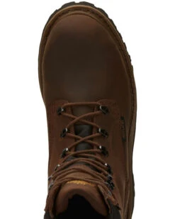 Chippewa Men's Heavy Duty Waterproof & Insulated Aged Bark 8" Work Boots - Round Toe -Optimal Clothing Store 050G25 D7 P6