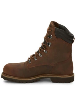 Chippewa Men's Heavy Duty Waterproof & Insulated Aged Bark 8" Work Boots - Steel Toe -Optimal Clothing Store 050G26 D7 P3
