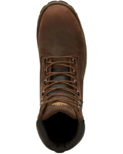 Chippewa Men's Heavy Duty Waterproof & Insulated Aged Bark 8" Work Boots - Steel Toe -Optimal Clothing Store 050G26 D7 P6