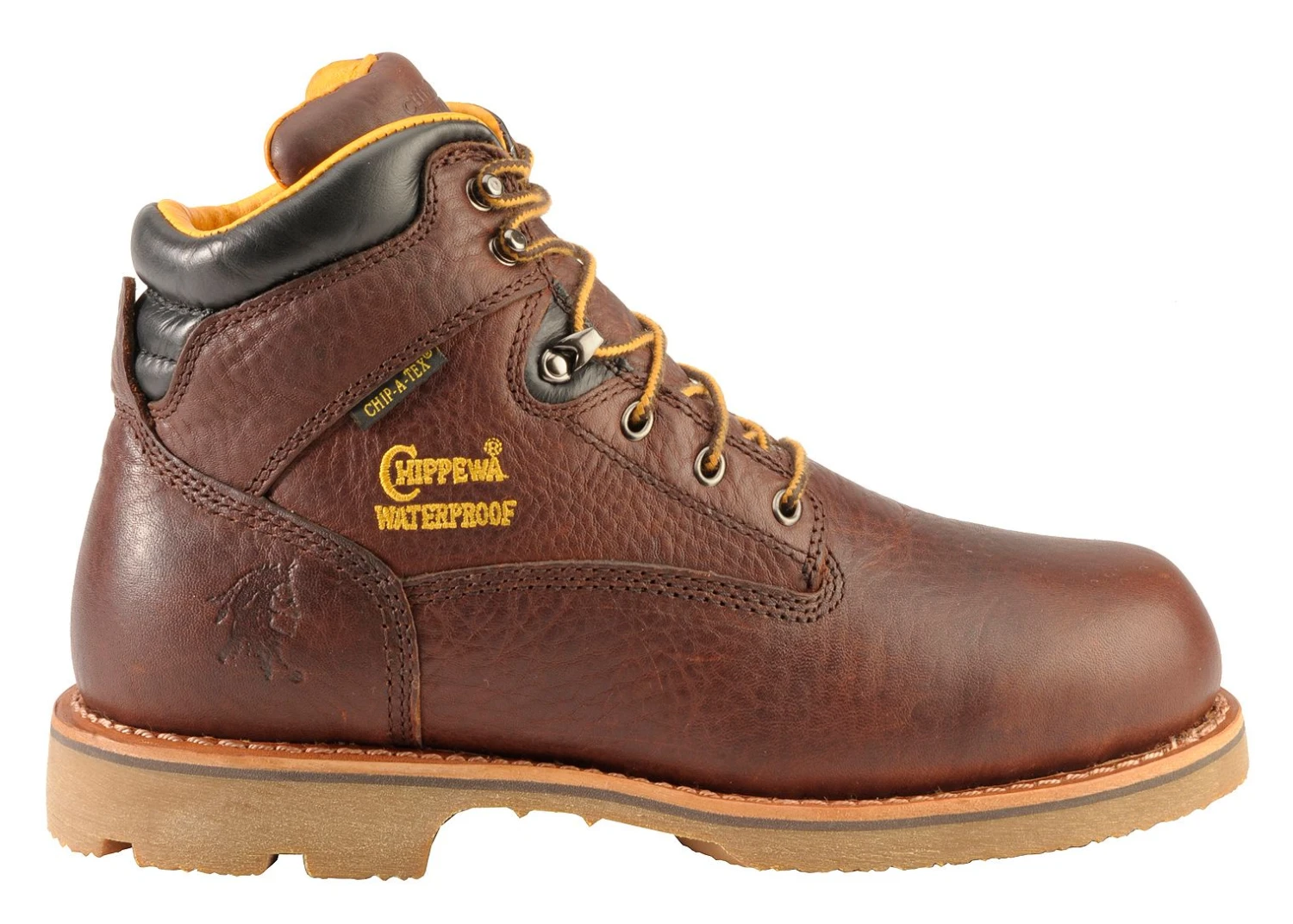 Chippewa Men's Waterproof & Insulated 6" Lace-Up Work Boots - Round Toe 2 Chippewa Men's Waterproof & Insulated 6" Lace-Up Work Boots - Round Toe - Image 2