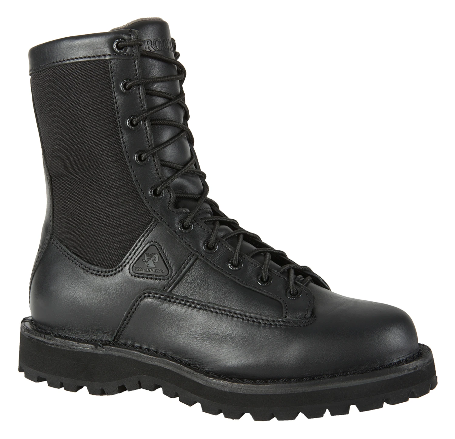 Rocky Men's Portland Waterproof Lace-To-Toe Duty Boots - Round Toe 1 Rocky Men's Portland Waterproof Lace-To-Toe Duty Boots - Round Toe
