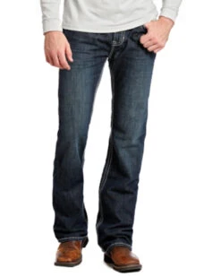 Rock And Roll Denim Men's Pistol Regular Fit Flame-Resistant Jeans - Boot Cut -Optimal Clothing Store 0864K3 88 P2