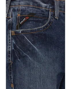 Ariat Men's FR M4 Medium Wash Relaxed Basic Bootcut Jeans -Optimal Clothing Store 086839 N9 P2