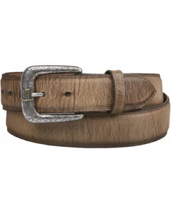 Lucchese Men's Tan Mad Dog Goat Leather Belt