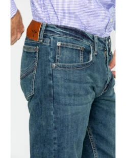 Wrangler Men's No.44 Slim Straight Leg McAllen Jeans -Optimal Clothing Store 2000238151 400 D2
