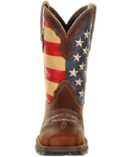 Durango Women's Lady Rebel Patriotic Flag Work Boots - Steel Toe -Optimal Clothing Store 2000273957 200 P5