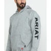 Ariat Men's FR Primo Fleece Logo Hooded Work Sweatshirt