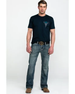 Rock & Roll Denim Men's Pistol Med Bootcut Jeans -Optimal Clothing Store 2000283476 400 P3
