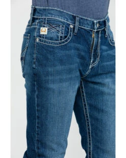 Cinch Men's Ian Medium Stone Wash Slim Boot Jeans -Optimal Clothing Store 2000288366 402 P4