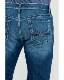 Cinch Men's Ian Medium Stone Wash Slim Boot Jeans -Optimal Clothing Store 2000288366 402 P5