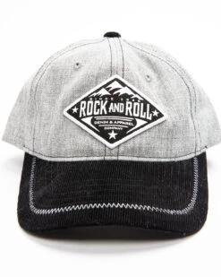 Rock & Roll Cowboy Men's Mountain Logo Patch Cap -Optimal Clothing Store 2000290025 020 P4