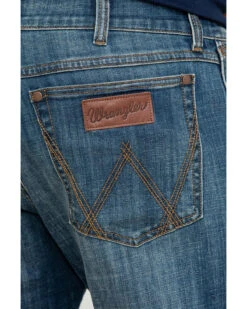Wrangler Retro Men's Celina Stretch Slim Straight Jeans - Long -Optimal Clothing Store 2000292745 400 P4