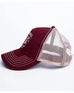 Cody James Men's Burgundy America Free Patch Mesh Ball Cap -Optimal Clothing Store 2000296730 640 P3