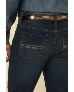 Cody James Men's Switchback Dark Wash Stretch Slim Bootcut Jeans -Optimal Clothing Store 2000308347 400 P5