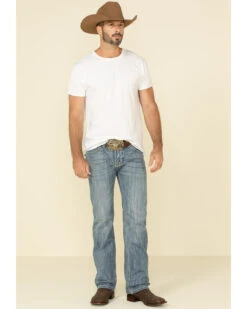 Rock & Roll Denim Men's Pistol Light Regular Straight Jeans -Optimal Clothing Store 2000313235 400 P3