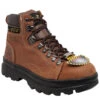 Ad Tec Women's Brown 6" Work Boots - Steel Toe