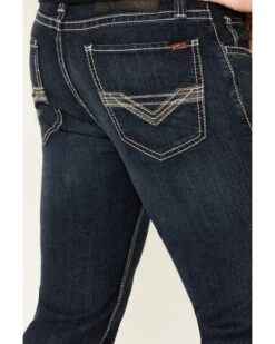 Rock & Roll Denim Men's FR Dark Reflex Revolver Slim Straight Work Jeans -Optimal Clothing Store 2000323863 401 P3