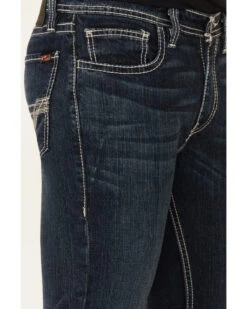 Rock & Roll Denim Men's FR Dark Reflex Revolver Slim Straight Work Jeans -Optimal Clothing Store 2000323863 401 P4