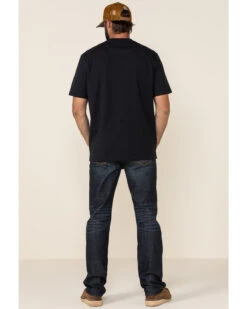 Moonshine Spirit Men's Eating Iron Dark Stretch Slim Straight Jeans -Optimal Clothing Store 2000325524 400 P5