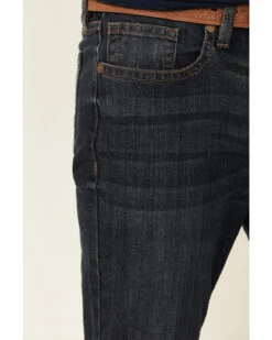 Cody James Men's Barn Sour Dark Wash Stretch Slim Straight Jeans -Optimal Clothing Store 2000325573 400 P5