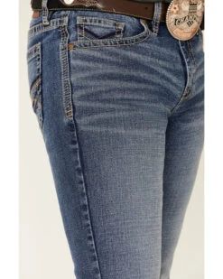 Cody James Men's Bronco Medium Wash Stackable Straight Stretch Jeans -Optimal Clothing Store 2000332558 400 P5