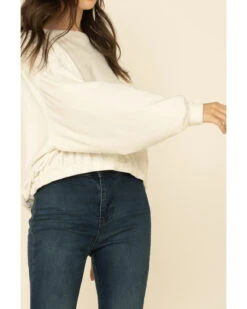 Z Supply Women's Bodhi Velour Sweatshirt -Optimal Clothing Store 2000333002 103 P3