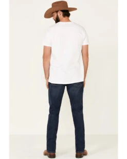 Ariat Men's M4 Denali Malone Dark Stretch Stackable Relaxed Straight Jeans -Optimal Clothing Store 2000333947 400 P3