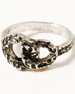 Prime Time Jewelry Women's Pink Marble & Silver Statement Ring Set -Optimal Clothing Store 2000334023 040 P4