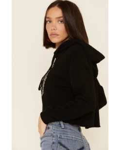 Country Deep Women's Hotter Then A 2 Dollar Cropped Hooded Sweatshirt -Optimal Clothing Store 2000335282 001 P3