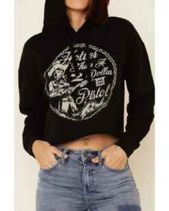 Country Deep Women's Hotter Then A 2 Dollar Cropped Hooded Sweatshirt -Optimal Clothing Store 2000335282 001 P4