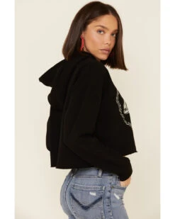 Country Deep Women's Hotter Then A 2 Dollar Cropped Hooded Sweatshirt -Optimal Clothing Store 2000335282 001 P5