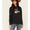 HOOey Women's Charcoal Layin Low Logo Graphic Hoodie