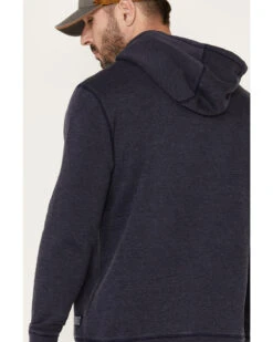 Flag & Anthem Men's Navy Colerain Burnout Fleece Hooded Sweatshirt -Optimal Clothing Store 2000339258 410 P5