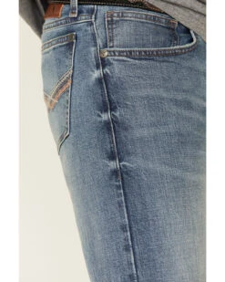 Wrangler 20X Men's Misty Vintage Light Wash Stretch Slim Bootcut Jeans -Optimal Clothing Store 2000340795 400 P5