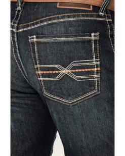 Ariat Men's M4 Cobalt Dark Wash Stretch Relaxed Straight Jeans -Optimal Clothing Store 2000341785 400 P4