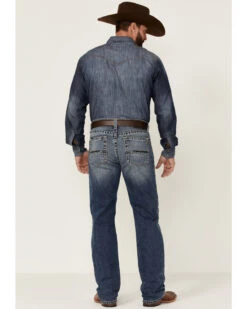 Ariat Men's M2 Wyland Medium Wash Stretch Relaxed Bootcut Jeans -Optimal Clothing Store 2000341792 400 P4