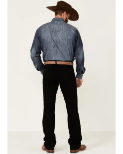 Ariat Men's M7 Black Legacy Wash Stretch Slim Straight Jeans -Optimal Clothing Store 2000341793 001 P3