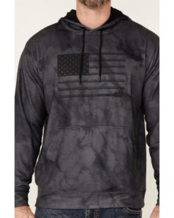 Hooey Men's Tie-Dye Liberty Roper Flag Graphic Hooded Sweatshirt 6 Hooey Men's Tie-Dye Liberty Roper Flag Graphic Hooded Sweatshirt -Optimal Clothing Store 2000342389 001 P3