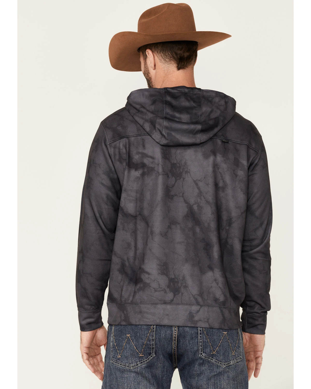 Hooey Men's Tie-Dye Liberty Roper Flag Graphic Hooded Sweatshirt 4 Hooey Men's Tie-Dye Liberty Roper Flag Graphic Hooded Sweatshirt - Image 4