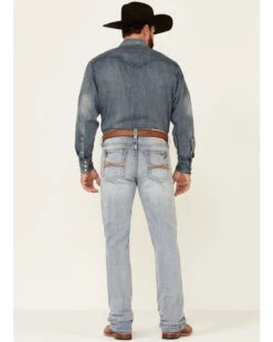 Cody James Core Men's Ringo Light Wash Performance Stretch Stackable Straight Jeans -Optimal Clothing Store 2000342678 400 P4