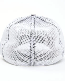 Cody James Men's Gray Logo Patch Mesh-Back Flex-Fit Ball Cap -Optimal Clothing Store 2000342940 020 P3