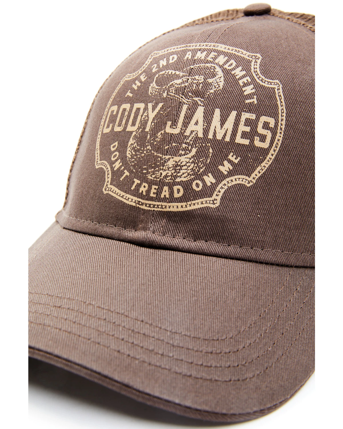 Cody James Men's Burgundy 2nd Amendment Mesh-Back Ball Cap 2 Cody James Men's Burgundy 2nd Amendment Mesh-Back Ball Cap - Image 2