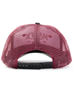 Hawx Men's Heather Black Logo Graphic Mesh-Back Ball Cap -Optimal Clothing Store 2000342952 001 P3