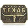 Montana Silversmiths Men's Classic Texas Longhorn Buckle