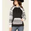 Hooey Women's Southwestern Contrast Hoodie