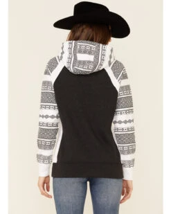 Hooey Women's Southwestern Contrast Hoodie -Optimal Clothing Store 2000346694 022 P4